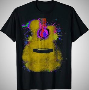 Abstract Guitar T-Shirt