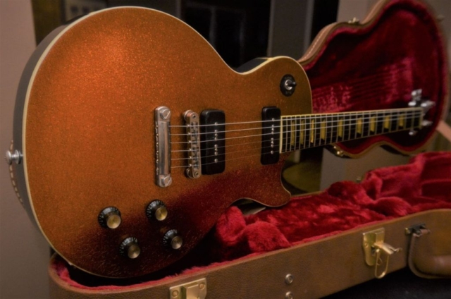 Gibson Led Paul  orange sparkle