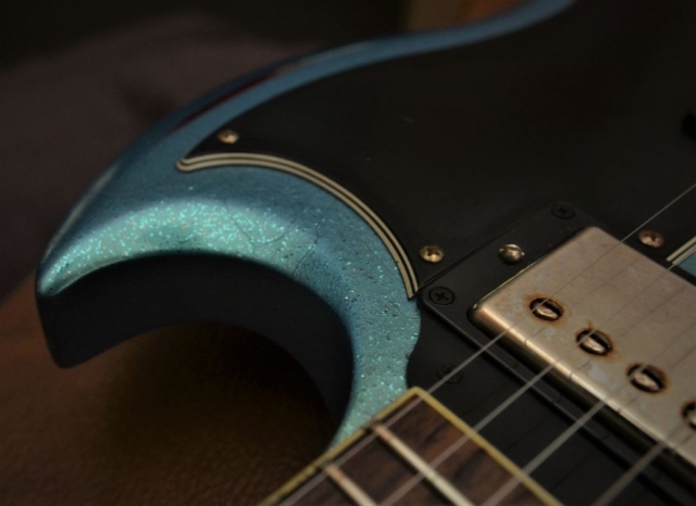 Gibson SG Relic Pelham Blue Bout