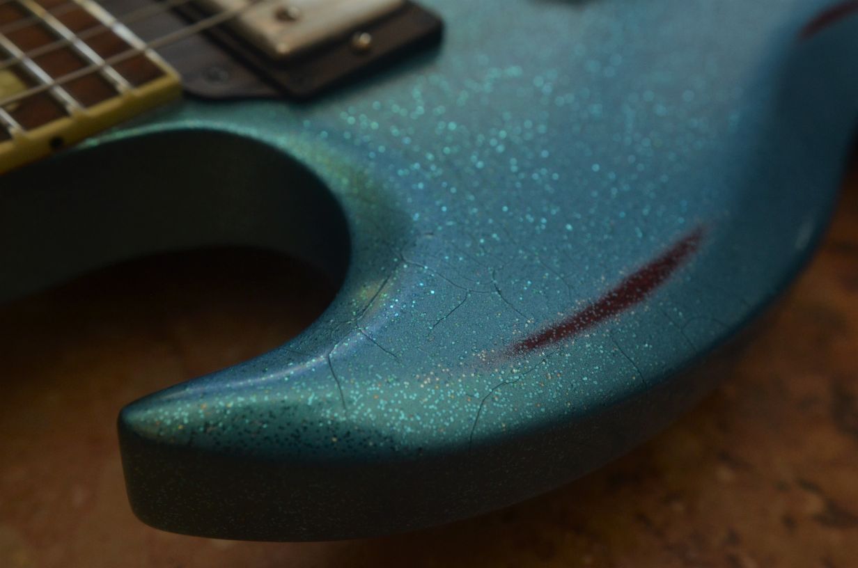 Gibson SG Pelham Blue Sparkle Horn